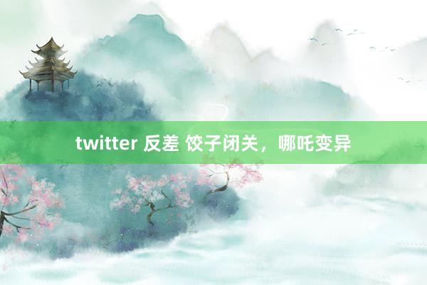 twitter 反差 饺子闭关，哪吒变异