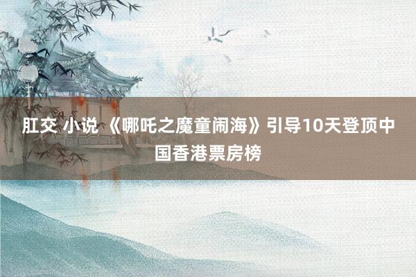 肛交 小说 《哪吒之魔童闹海》引导10天登顶中国香港票房榜